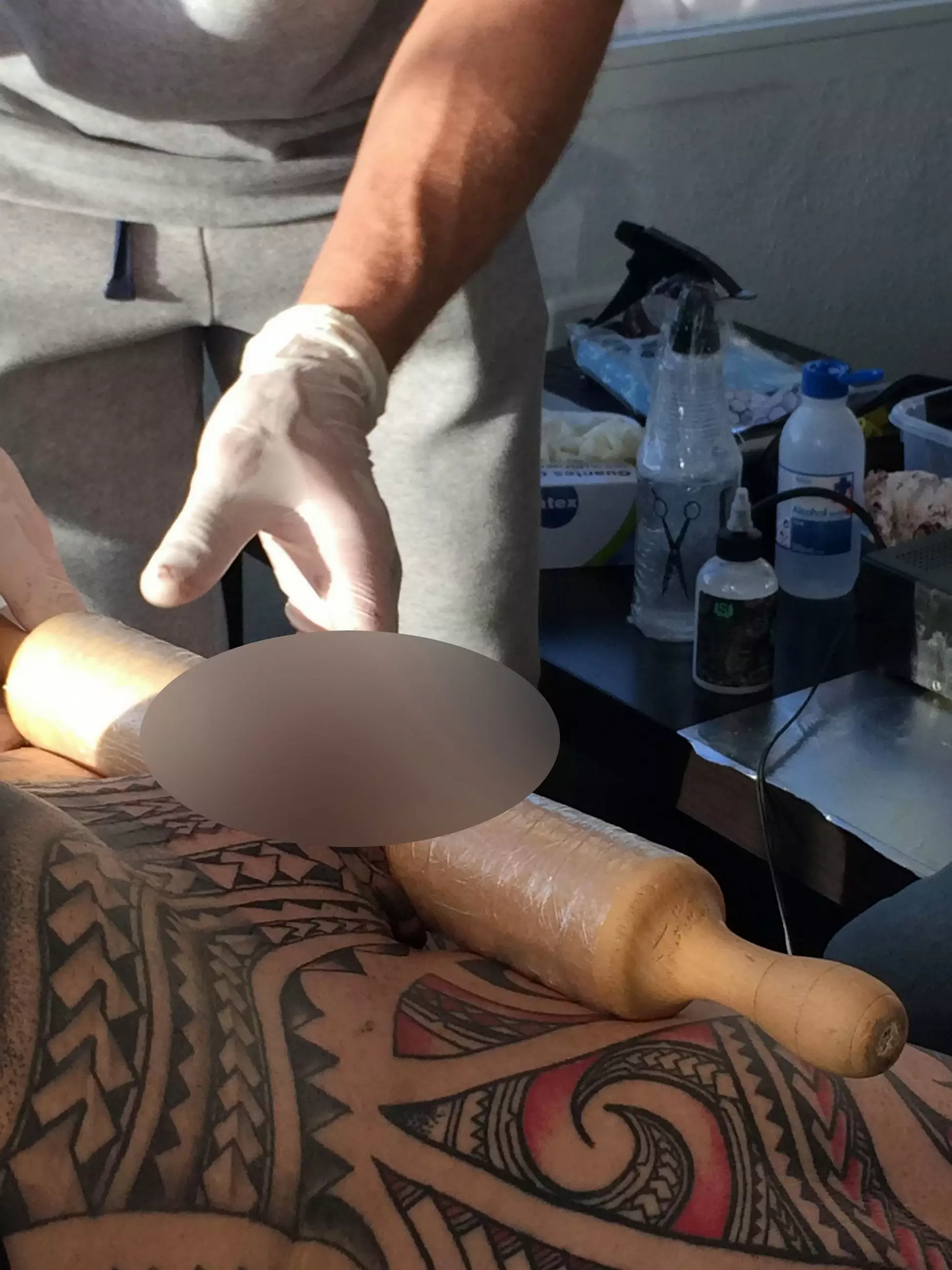 Man Spends £7.5K To Get Every Body Part Tattoo Including His Penis.