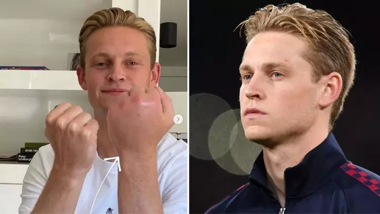 Why Frenkie De Jong Was Wearing A Bandage In The Champions League