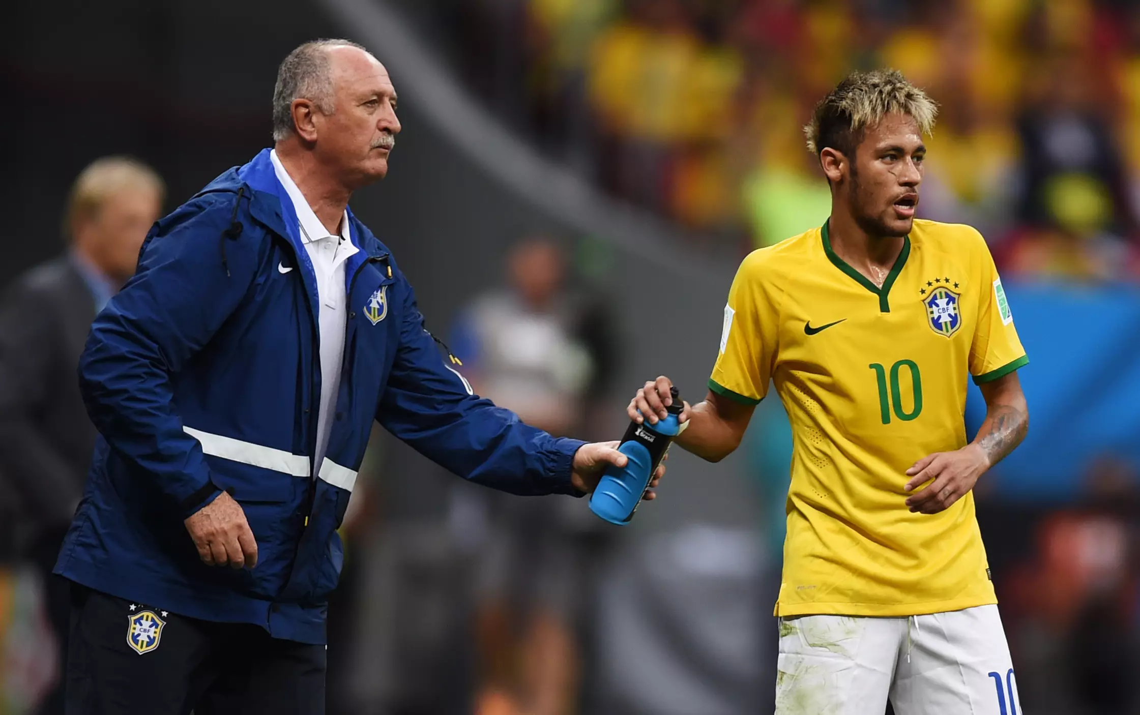 Scolari coached Neymar for Brazil but wants to coach Messi too. Image: PA Images