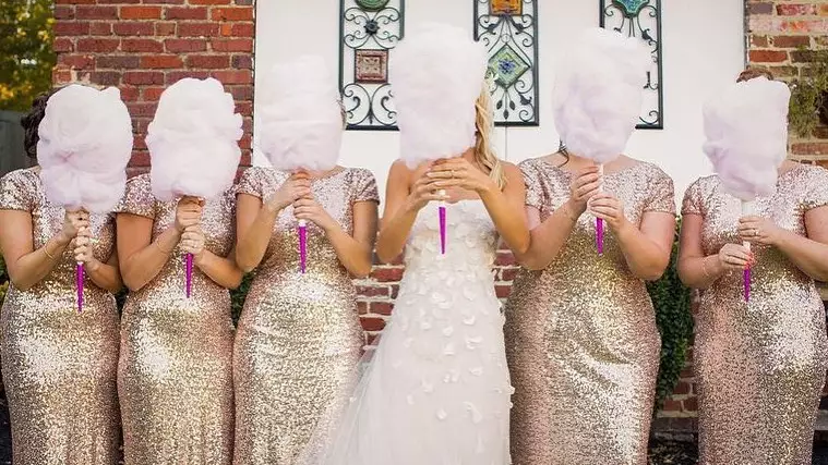 Brides Are Replacing Flowers With Candy Floss Bouquets