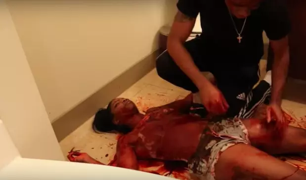 Girlfriend Pranks Her Fella Into Thinking She's Been Brutally Butchered