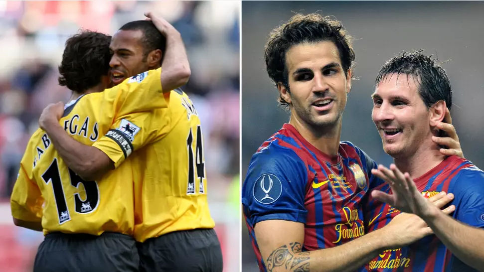 Cesc Fabregas Picks His Best XI Of Former Teammates And It's Outrageous 