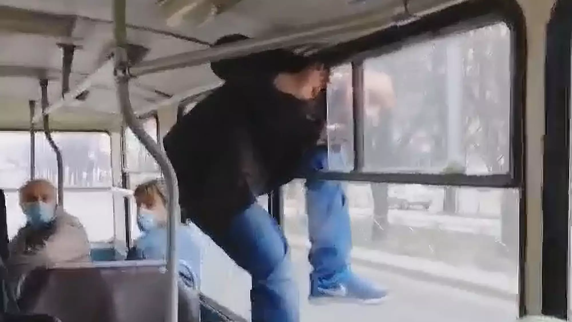 Man Climbs Out Of Tram Window To Avoid Paying Fare