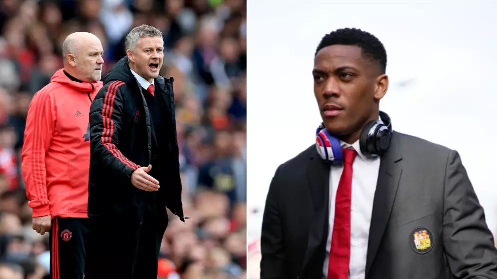 Angry Solskjaer 'Blasts' Anthony Martial In Front Of The Entire Manchester United Dressing Room 