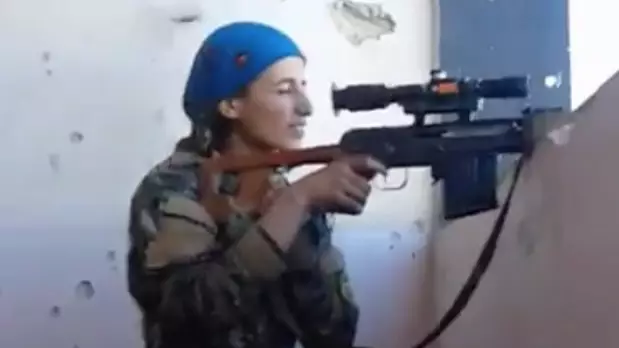 Woman Gives No F**ks Response To Narrowly Dodging An ISIS Sniper Bullet 