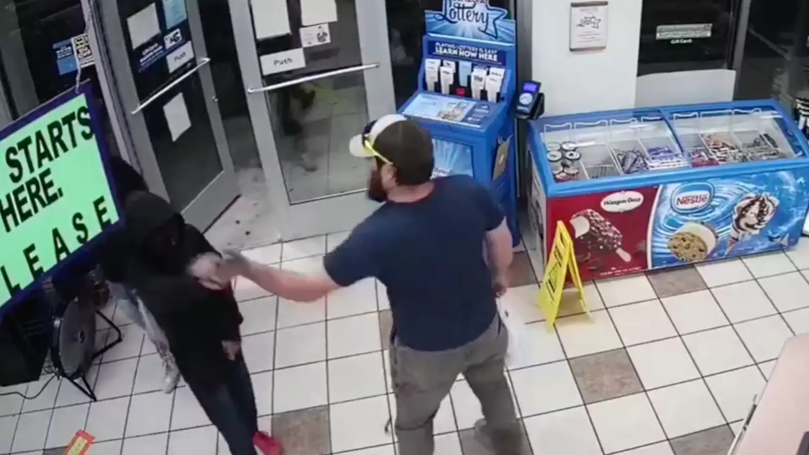 CCTV Captured The Moment Marine Veteran Helped Stop An Armed Robbery