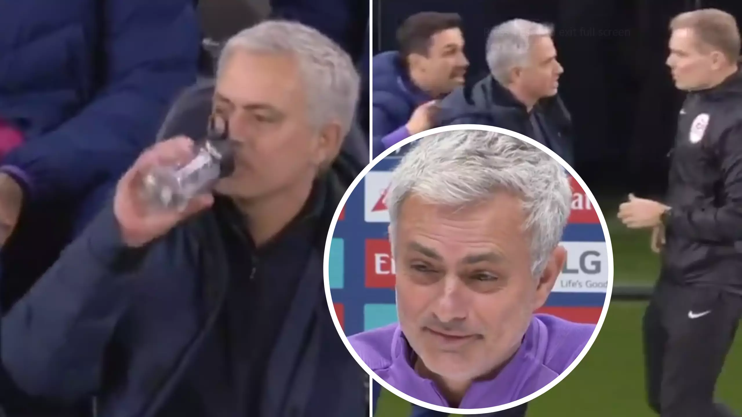 Jose Mourinho Reacts To His Hilarious Touchline Antics Vs Manchester City 