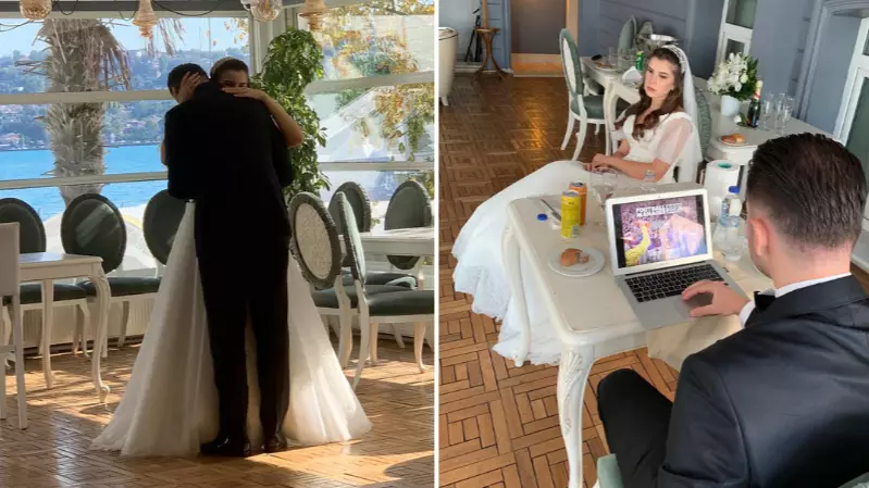 Remembering The Time When A Groom Played Football Manager On His Wedding Day