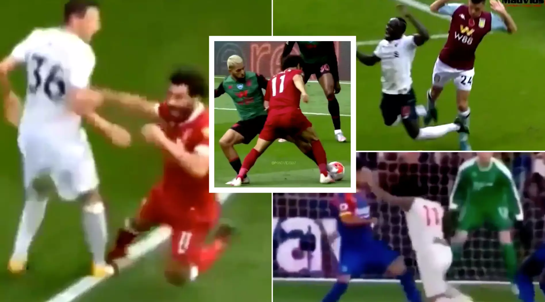 Manchester United Fan Puts Together Video Compilation Of Mohamed Salah And Sadio Mane Theatrics For Liverpool