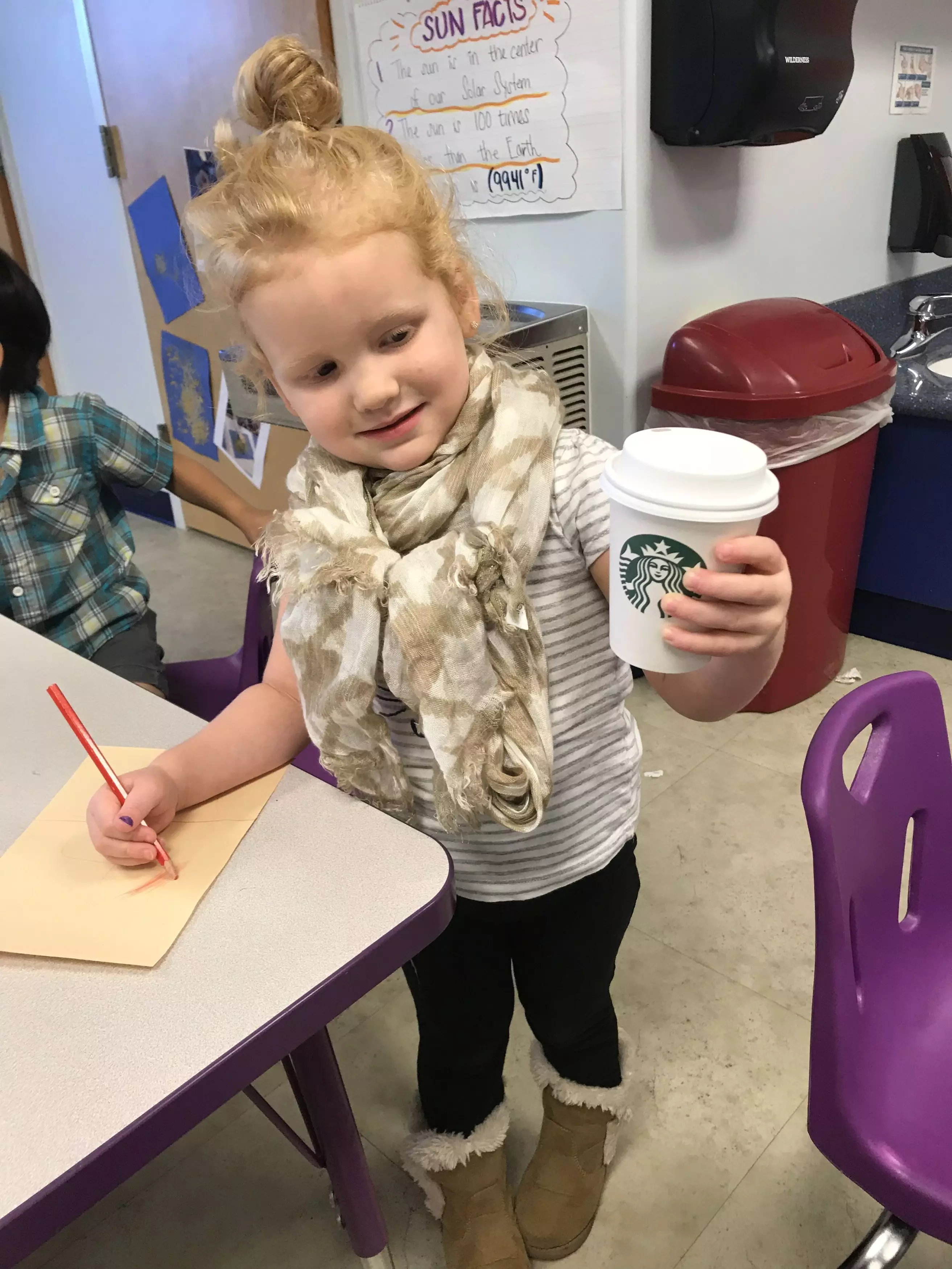 The little girl was dressed as a basic white 'b**ch' (