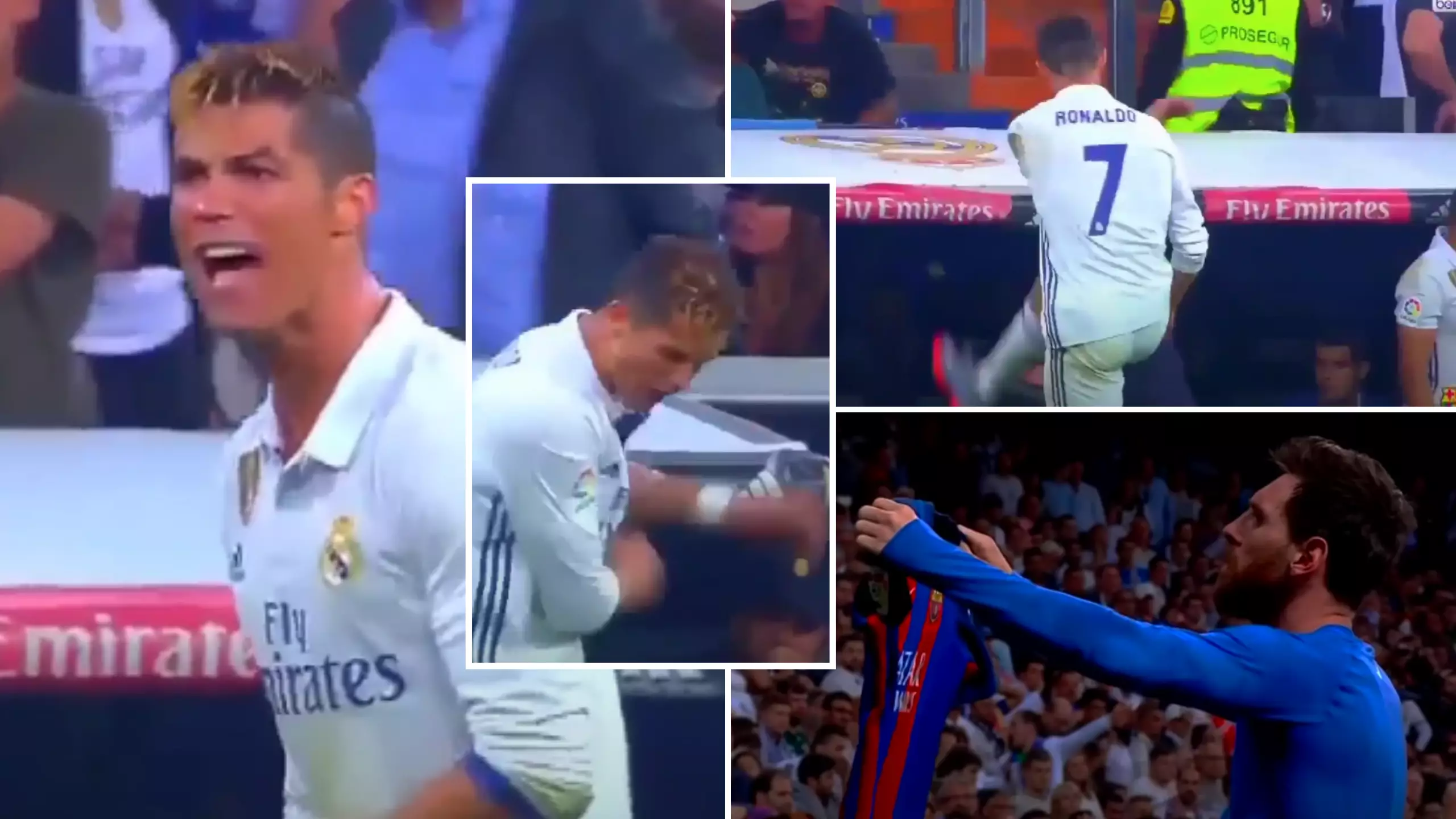 Cristiano Ronaldo's Outburst Following Lionel Messi's Winner Vs Madrid Is A Legendary Breakdown
