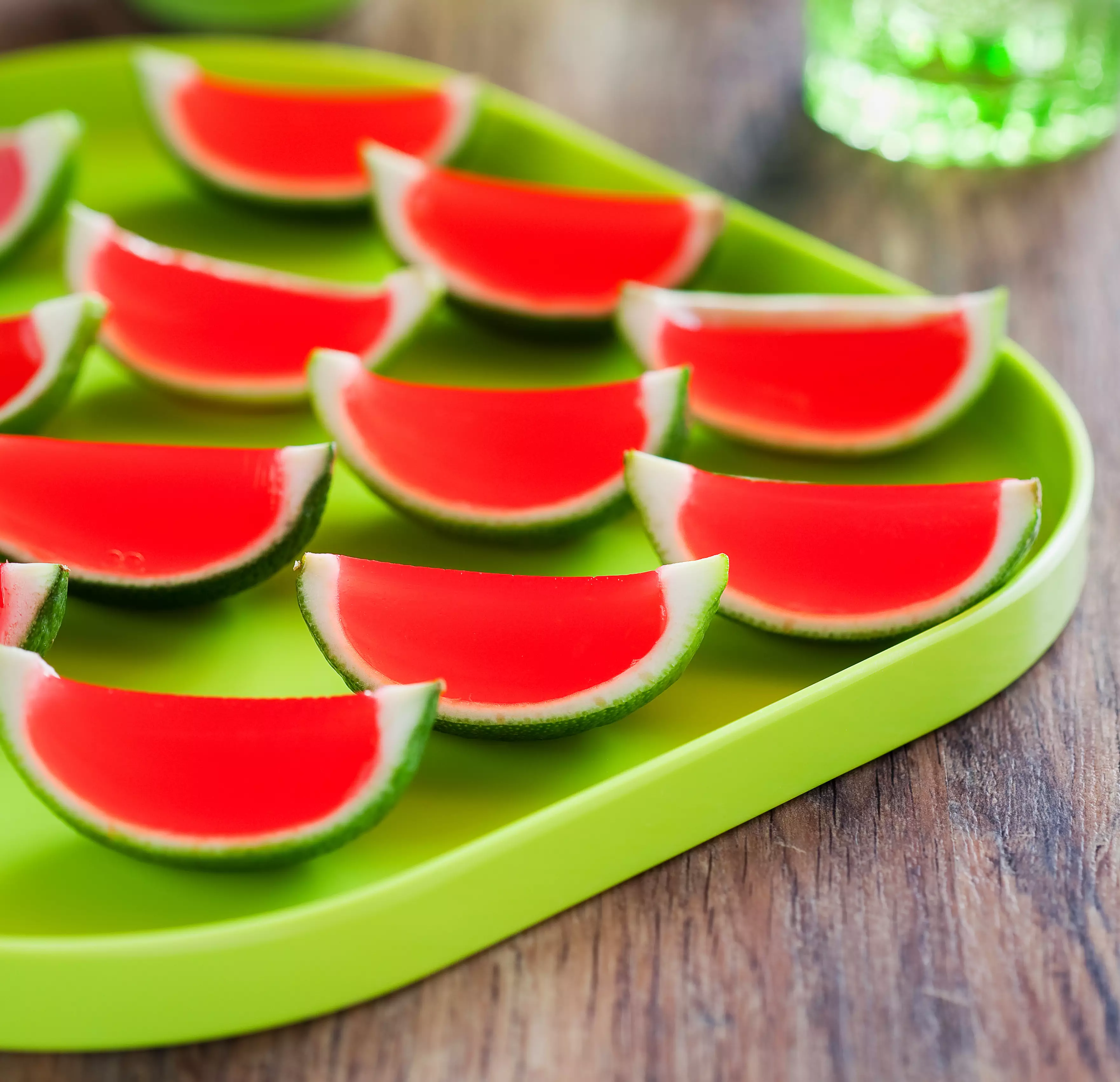 Say hello to watermelon jelly shots! (