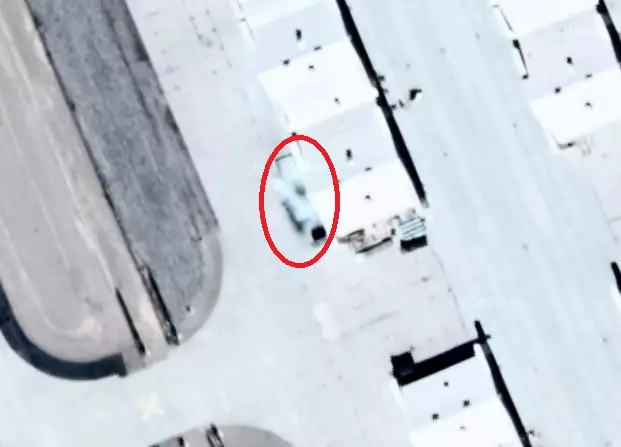 Possibly Spy Plane Sighting on Google Maps.