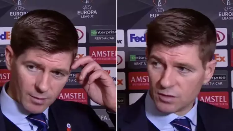 Steven Gerrard Roasts His Own Players In Remarkable Post-Match Interview After 4-3 Defeat 