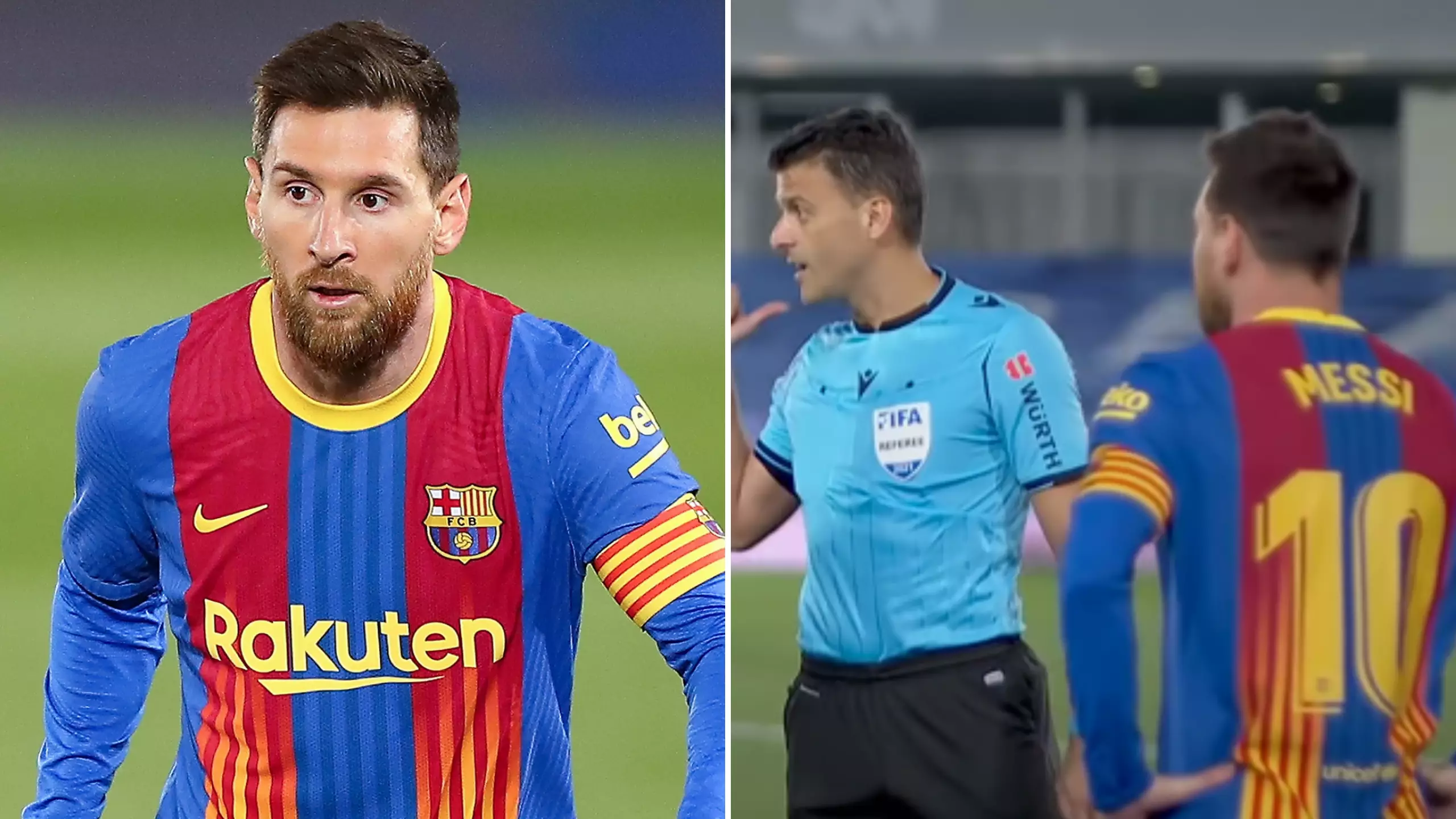 Lionel Messi Asked "Do You Know The Rules Of Football" By El Clasico Referee In Heated Argument