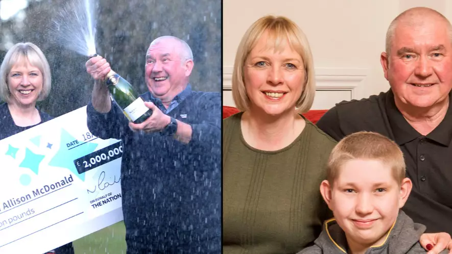 Couple Win £2 Million Jackpot And Find Out Son Is Clear Of Cancer