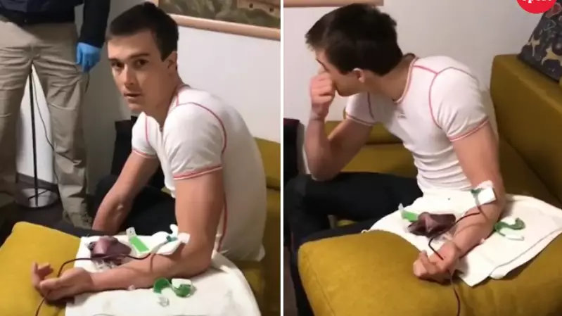 Incredible Video Shows Nordic Skier Max Hauke Caught Doping