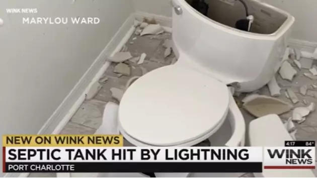 Lightning Hits Methane Gases In Woman's Septic Tank And Explodes Toilet