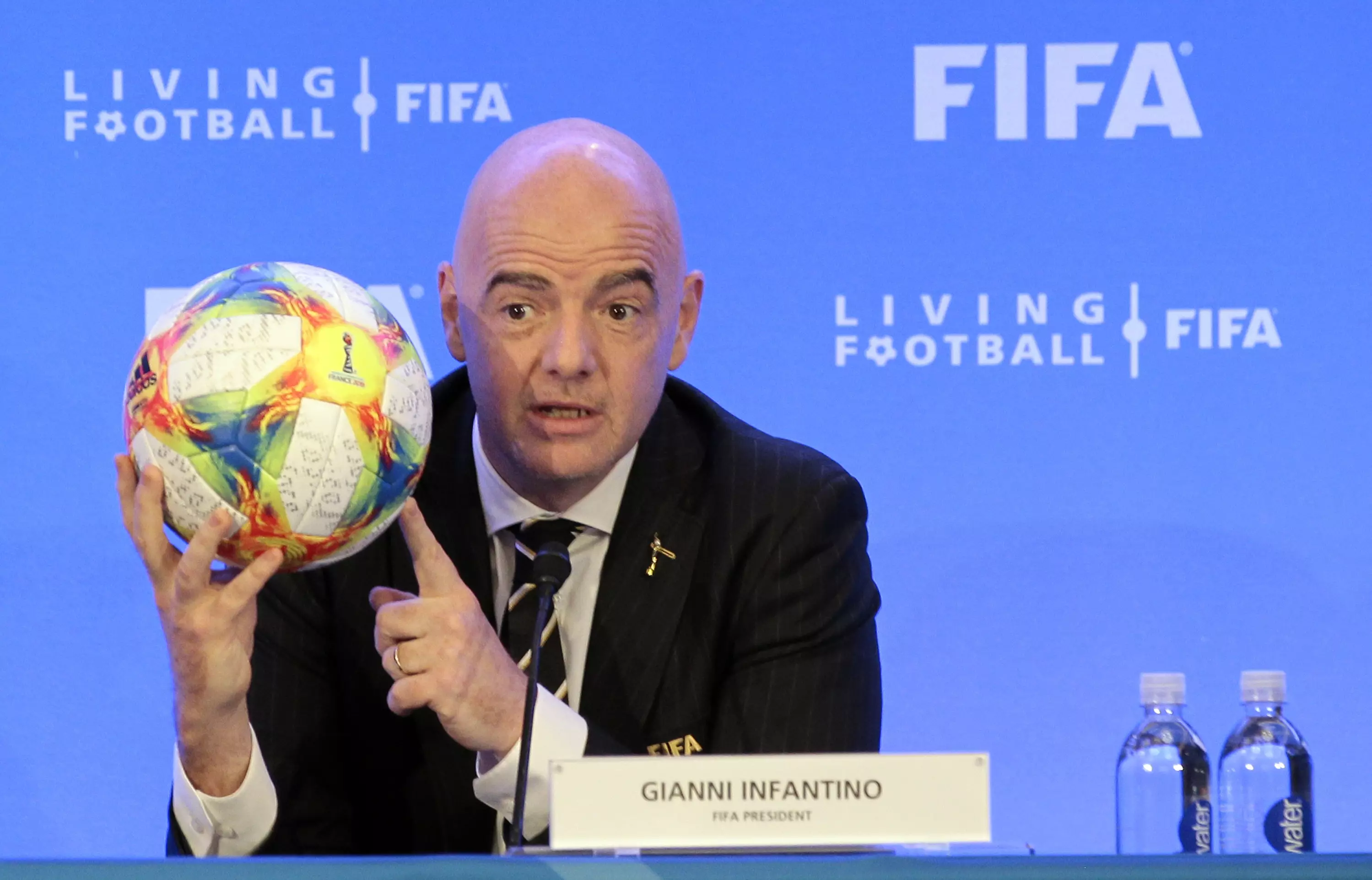 Infantino really wants what UEFA have got for his new tournament. Image: PA Images