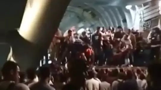 Massive Military Plane Evacuates Hundreds Of People From Afghanistan