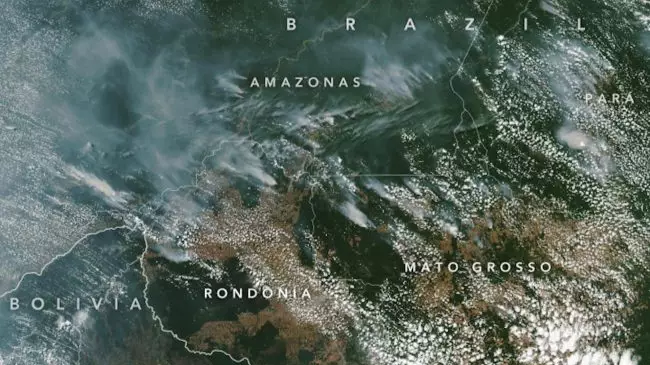 Amazon Fires Visible From Space And Causing Blackouts In Sao Paulo