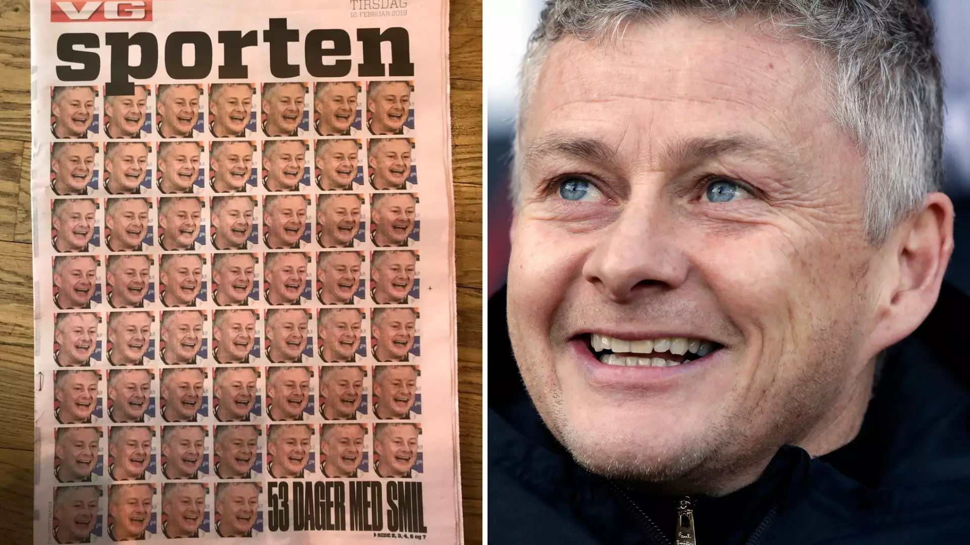 Norwegian Newspaper Has Gone Ole Gunnar Solskjær Crazy With Amazing Front-Page Story
