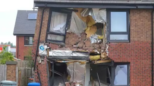 Lorry Driver Deliberately Smashes Into House And Completely Wrecks Building