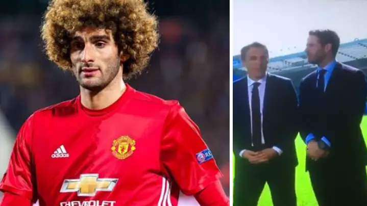 WATCH: Jamie Redknapp's Hilarious Reaction To Learning Marouane Fellaini Is Captain