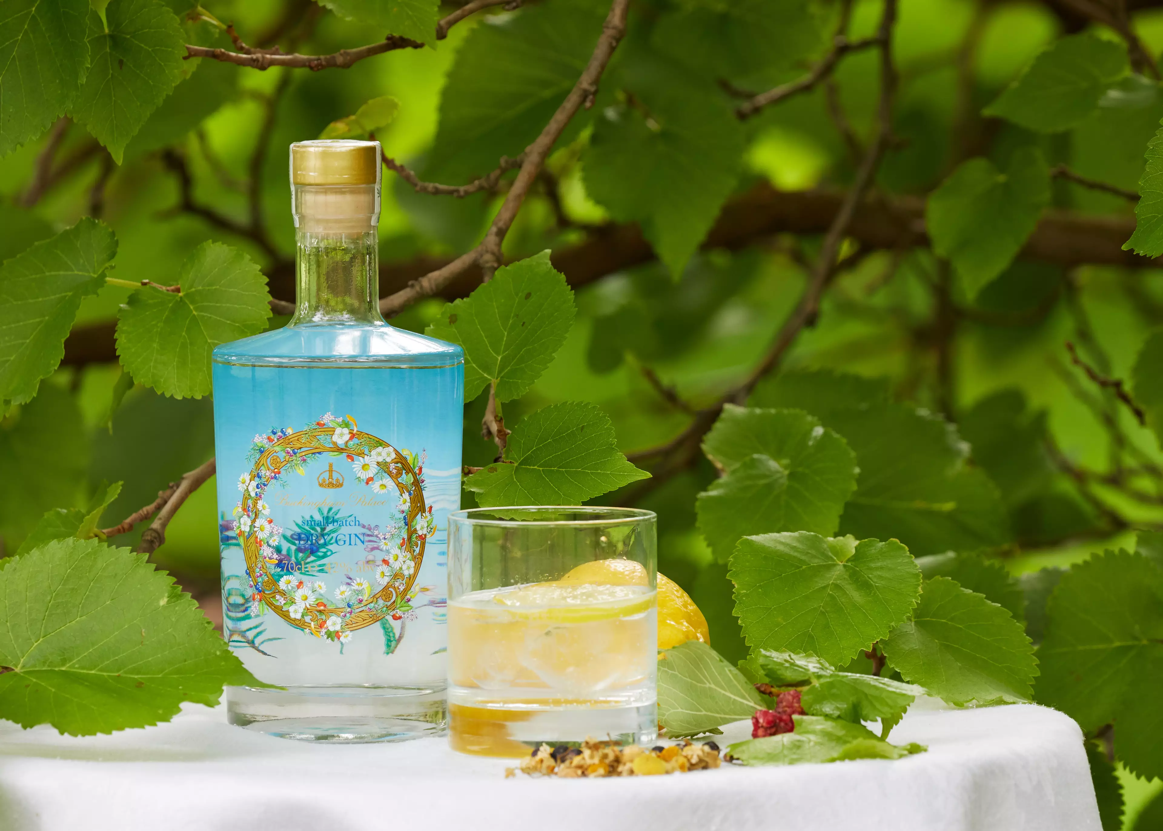The 42% abv gin will also be sold at The Royal Collection Trust shops and served at official events at the Palace (