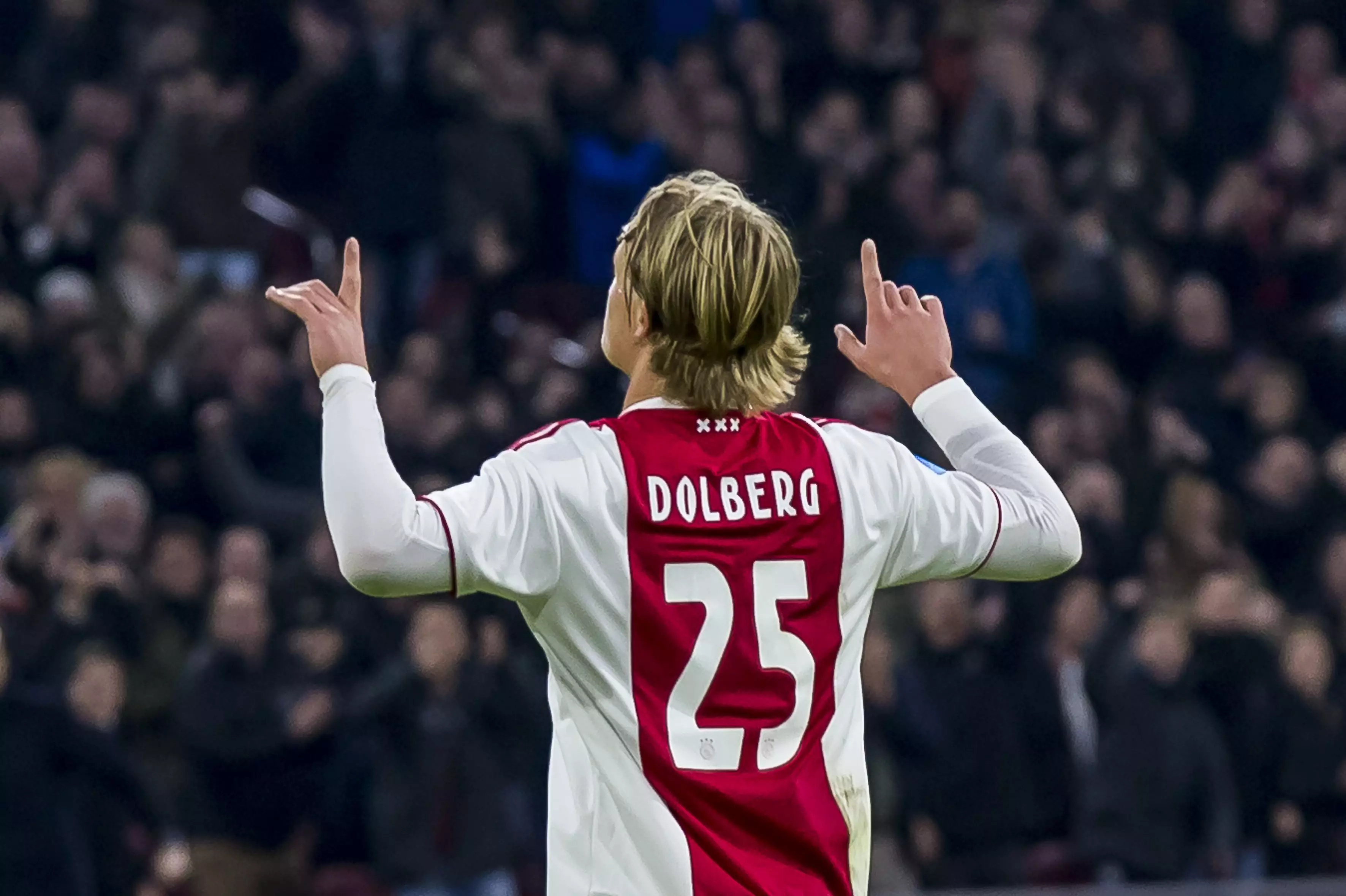 Dolberg has impressed in the last two seasons for Ajax. Image: PA Images