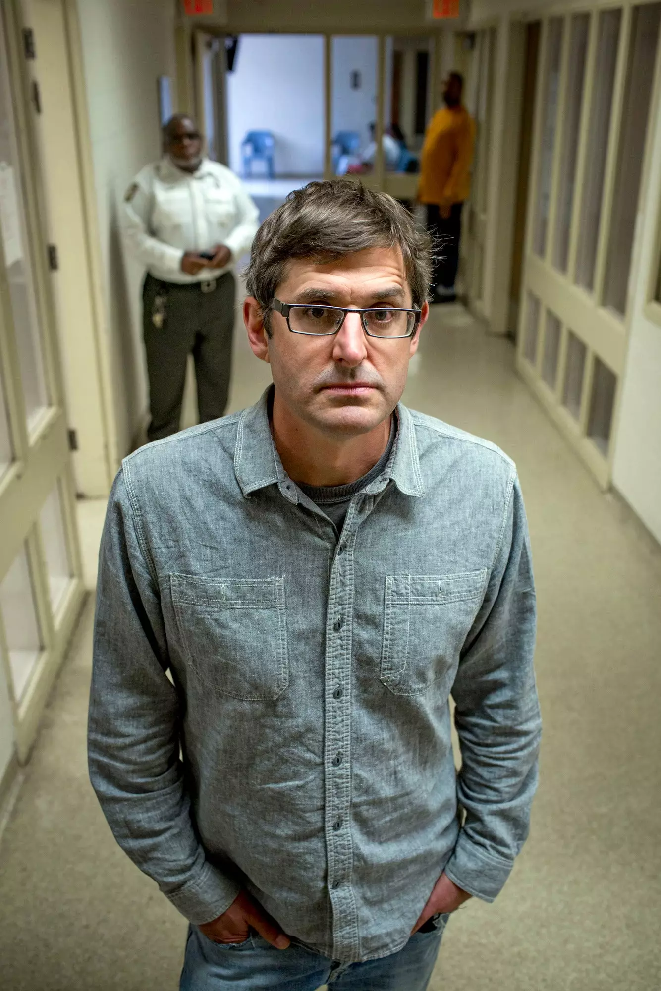 Fans aren't used to seeing a domesticated Louis Theroux (