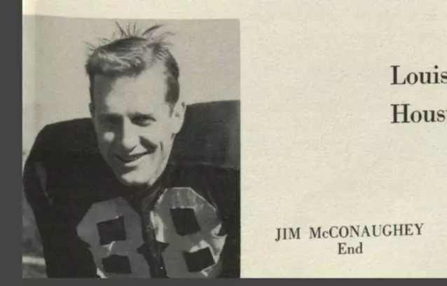 Matthew McConaughey's father in his old school year book