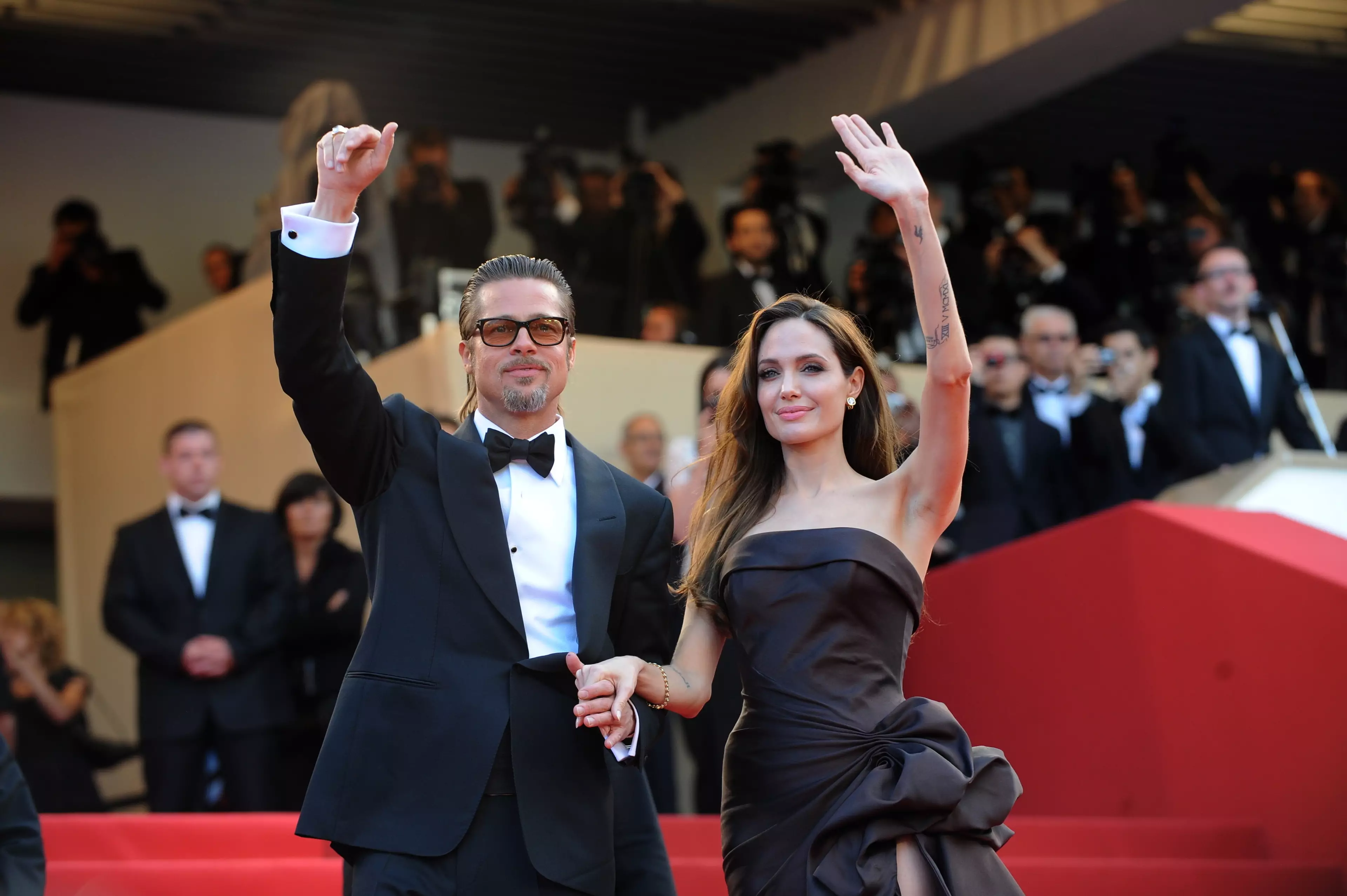 Angelina Jolie and Brad Pitt split last year (