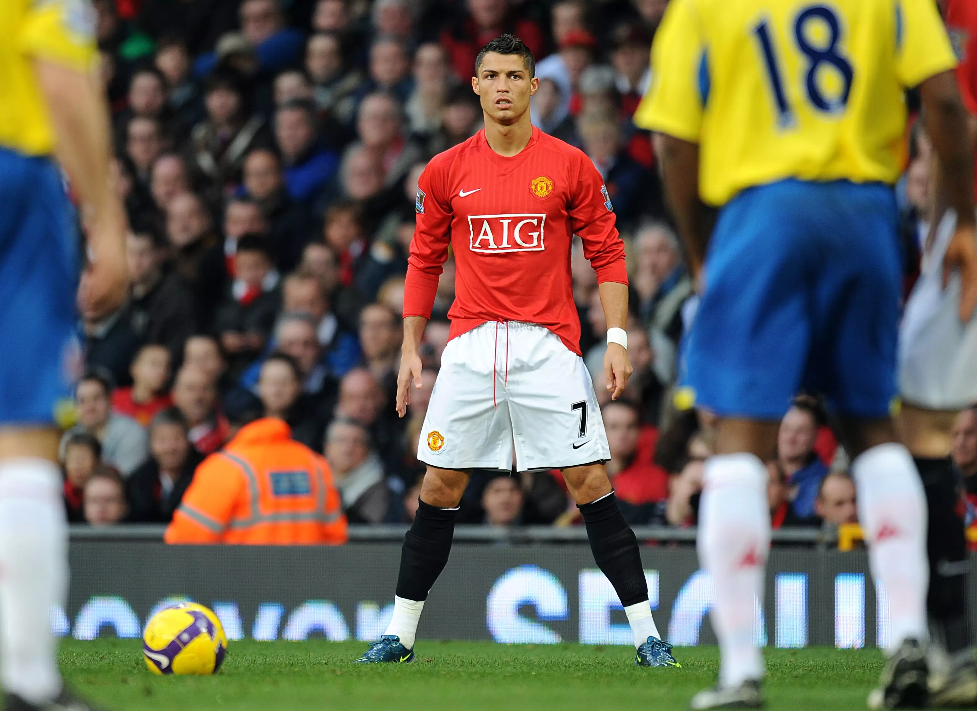 Ronaldo made almost 300 appearances for Manchester United.