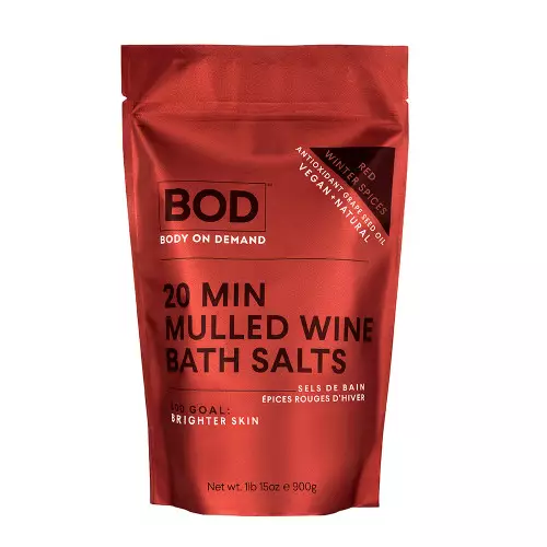 The bath salts help to reduce bloating. (
