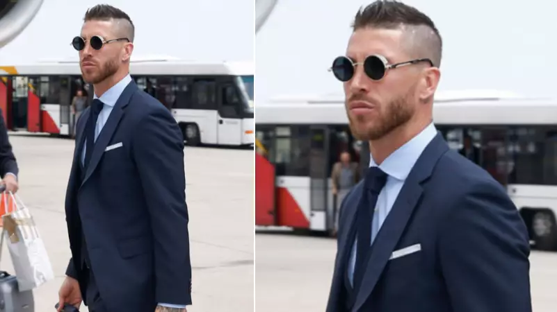 Sergio Ramos Arrives For Champions League Final Looking Like An Absolute Boss