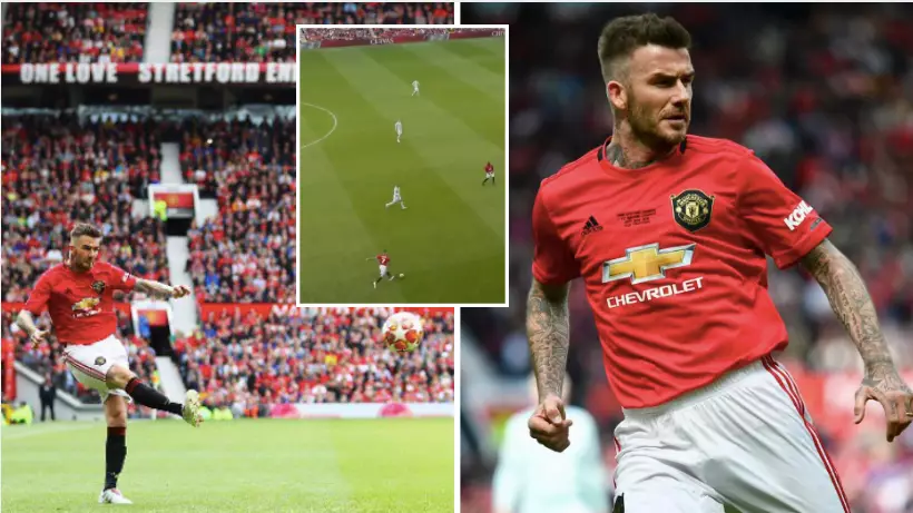 Fans Want Man Utd To Sign David Beckham After Masterclass In Passing vs Bayern 