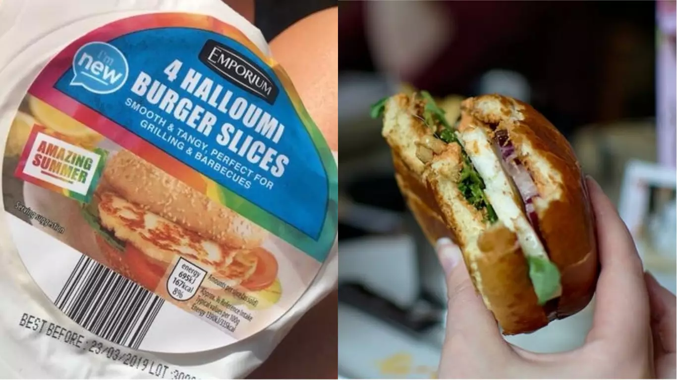 ​Aldi Launches Halloumi Burger Slices And They Look Amazing