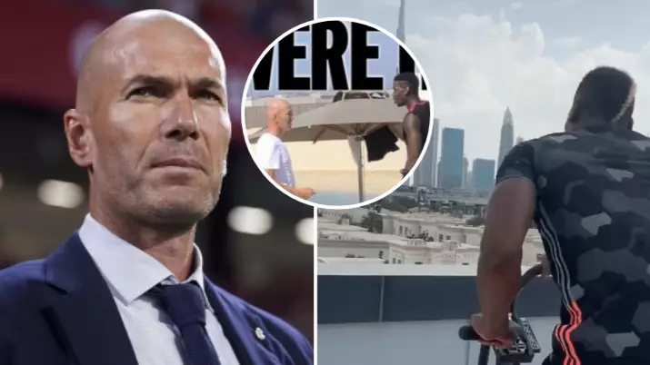 Paul Pogba And Zinedine Zidane Meet 'By Coincidence' In Dubai During International Break
