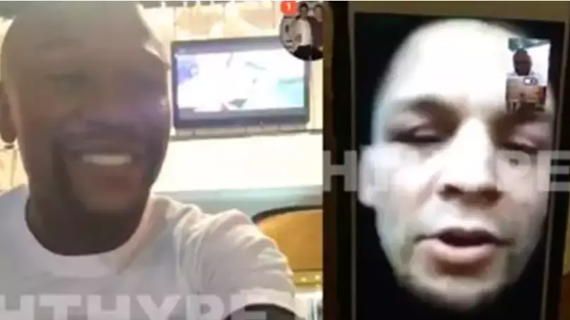 When Floyd Mayweather Facetimed Nate Diaz To Mock Conor McGregor