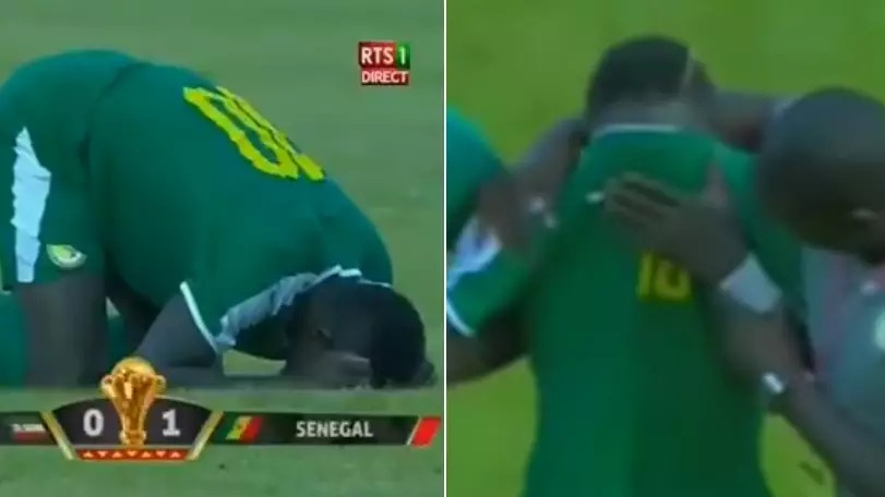 Liverpool's Sadio Mane Breaks Down In Tears After Senegal Match In Emotional Scenes
