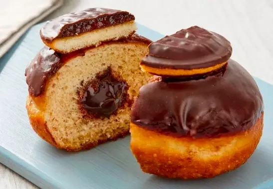 Morrisons has launched a chocolate orange doughnut (