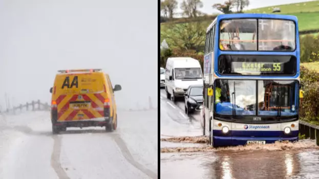 Winter Weather Returns To UK This Weekend With Snow And Floods