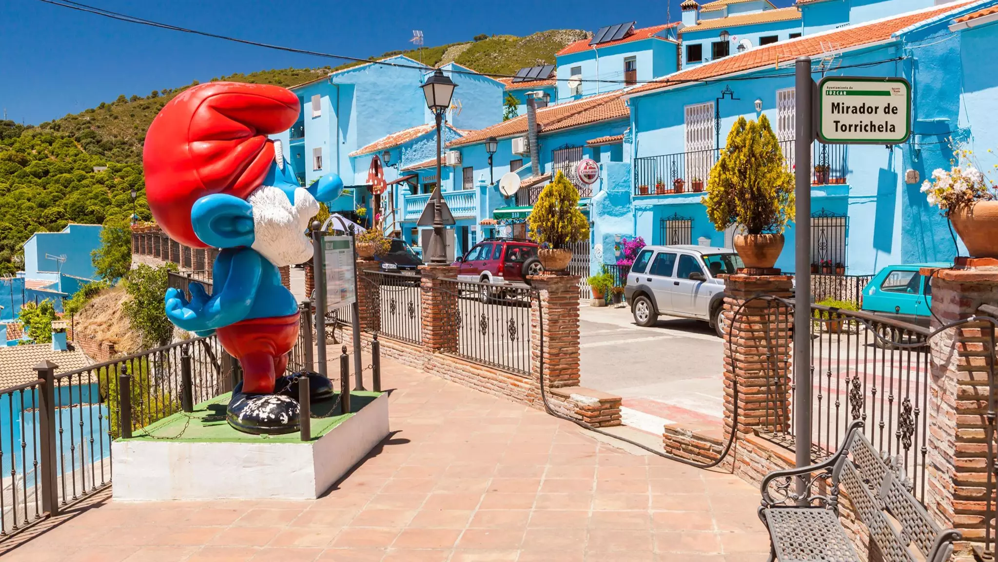 Real Life Spanish Smurf Village Bans Swimming In River Due To Covid-19 Risks