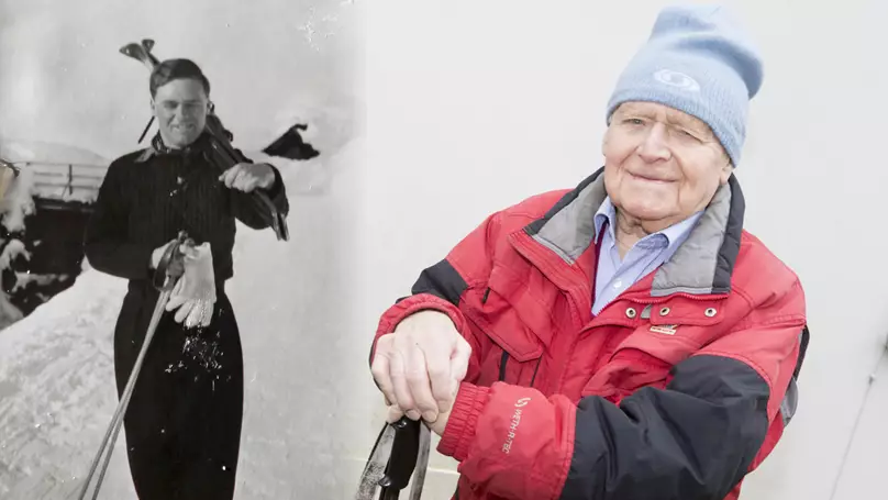Britain's oldest skier has vowed to return to the slopes yet again.