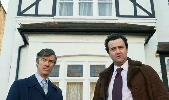 Danny Mays (right) as DCI Peter Jay.
