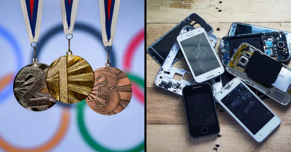 Your Old Phone Could Help Make An Olympic Medal Using Recycled Gold		