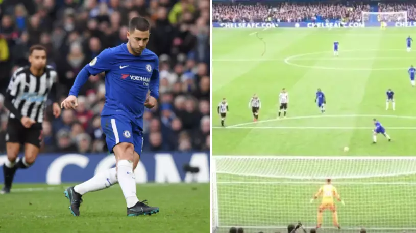 Eden Hazard's Audacious 'Panenka' Penalty Was Even More Incredible Than You First Realised