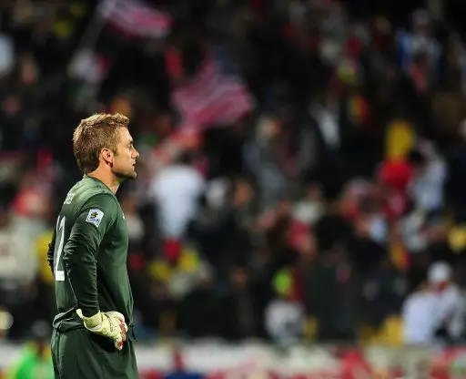 Robert Green is one of many England goalkeepers to make a mistake on the big stage.