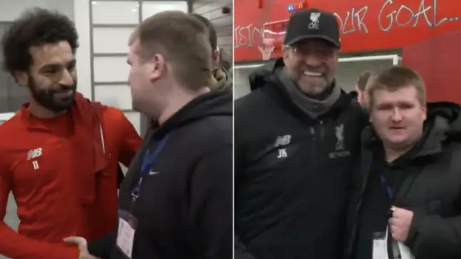 Mohamed Salah Invites Blind Liverpool Fan To Melwood For A Special Visit 